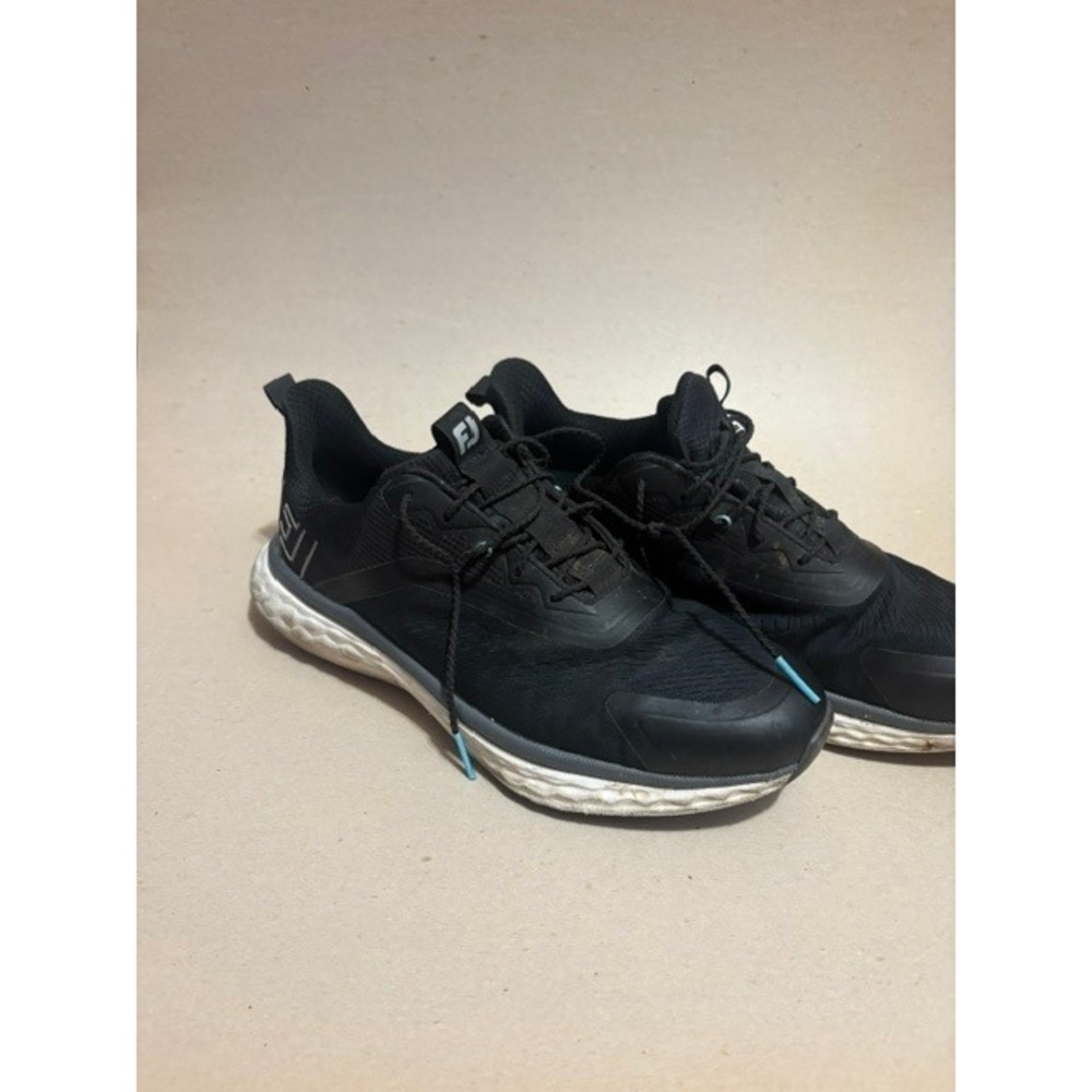 FootJoy FJ Fuel Golf Shoes Mens Black Spikeless Athletic Sneakers 55440